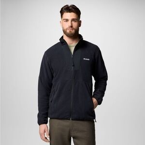 Columbia Men's Fleece Black Sequoia Grove Full Zip Jacket/Sweater